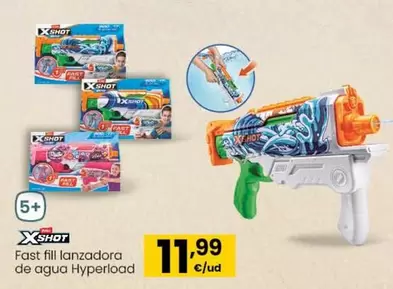 Oferta de Xshot - Fast Fill Lanzadora De Agua Hyperload por 11,99€ en Eroski