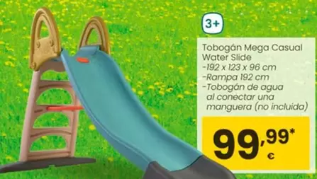 Oferta de Tobogán Mega Casual Water Slide por 99,99€ en Eroski