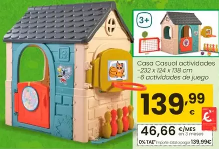 Oferta de Casa Casual Actividades por 139,99€ en Eroski