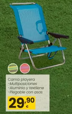 Oferta de Cama Playera por 29,9€ en Eroski