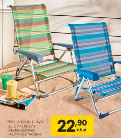 Oferta de Silla Promo Playa  por 22,9€ en Eroski
