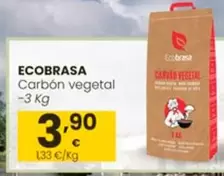 Oferta de Ecobrasa - Carbón Vegetal por 3,9€ en Eroski