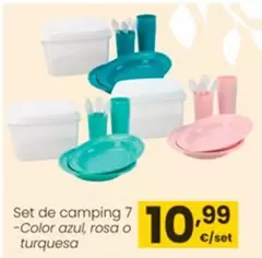 Oferta de Set De Camping 7 por 10,99€ en Eroski