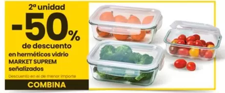 Oferta de En Herméticos Vidrio Market Suprem en Eroski