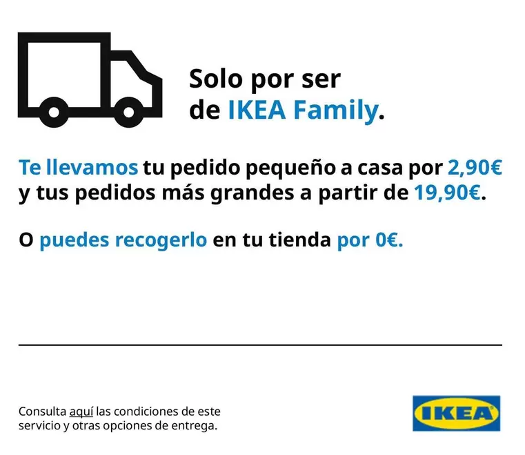 Oferta de Consuta Condiciones en IKEA