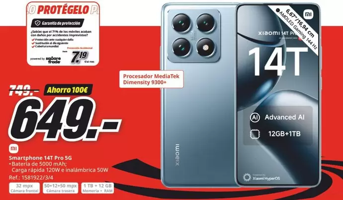 Oferta de Square - Smartphone J4 Pro 5g por 649€ en MediaMarkt