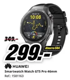 Oferta de Huawei - Smartwatch Watch Gt5 Pro 46mm por 299€ en MediaMarkt