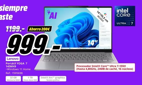 Oferta de Lenovo - Perfally Voca 7 14mHB por 999€ en MediaMarkt