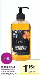 Oferta de Eroski - Belle/ Sabo De Mans Hidratant Amb Glicerina por 1,15€ en Caprabo