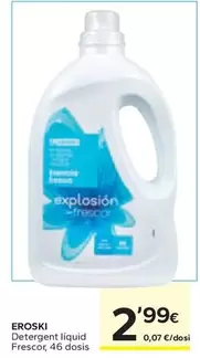 Oferta de Eroski - Detergent Liquid Frescor por 2,99€ en Caprabo