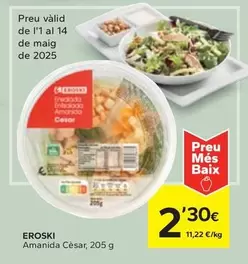 Oferta de Eroski - Amanida Cèsar por 2,3€ en Caprabo
