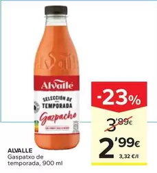 Oferta de Alvalle - Gaspatxo De Temporada por 2,99€ en Caprabo