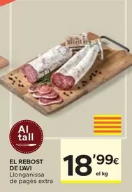 Oferta de El Rebost De L'avi - Llonganissa De Pages Extra por 18,99€ en Caprabo