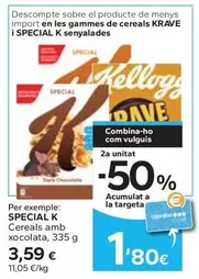 Oferta de Special K - Cereals Amb Xocolata por 3,59€ en Caprabo