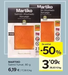 Oferta de Martiko - Salmo Fumat por 6,19€ en Caprabo