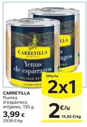 Oferta de Carretilla - Puntes D'Espàrrecs Mitjanes por 3,99€ en Caprabo