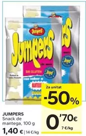 Oferta de Jumpers - Snack De Mantega por 1,4€ en Caprabo