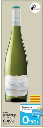 Oferta de Viña Esmeralda - Vi Blanc por 8,49€ en Caprabo