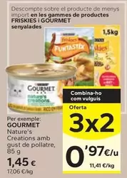 Oferta de Gourmet - Nature's Creations Amb Gust De Pollatre por 1,45€ en Caprabo