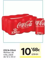 Oferta de Coca-Cola - Refresc De Cola por 10,68€ en Caprabo