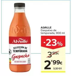Oferta de Alvalle - Gaspatxo De Temporada por 2,99€ en Caprabo