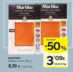 Oferta de Martiko - Salmo Fumat por 6,19€ en Caprabo