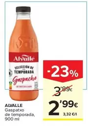 Oferta de Alvalle - Gaspatxo De Temporada por 2,99€ en Caprabo