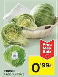 Oferta de Eroski - Enciam Iceberg por 0,99€ en Caprabo