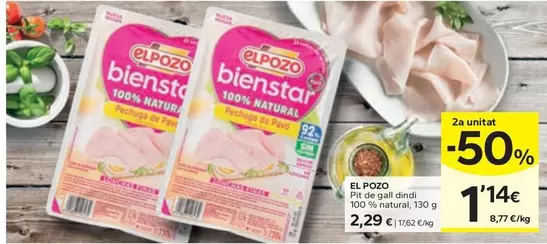 Oferta de Elpozo - Pin De Gall Dindi 100% Natural por 2,29€ en Caprabo
