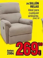 Oferta de Relax - Sillon por 269,99€ en Rapimueble
