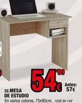 Oferta de Mesa De Estudio por 54,99€ en Rapimueble
