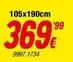 Oferta de 105x190cm por 359,99€ en Rapimueble