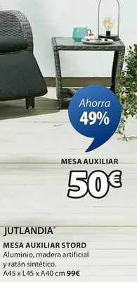 Oferta de Mesa Auxiliar en JYSK
