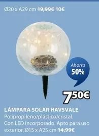 Oferta de Solar - lámpara solar en JYSK