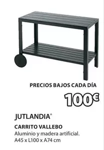 Oferta de Carrito Vallebo por 100€ en JYSK