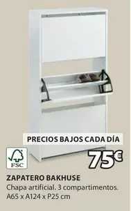 Oferta de Zapatero Bakhuse por 75€ en JYSK