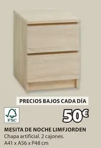 Oferta de Mesita De Noche Limfjorden por 50€ en JYSK