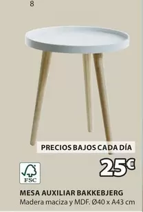 Oferta de Mesa Auxiliar en JYSK