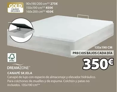 Oferta de Canapé por 350€ en JYSK