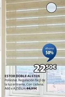 Oferta de Estor Doble Alsten por 22,5€ en JYSK