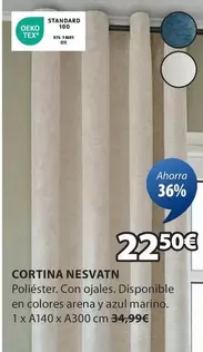 Oferta de TEX - Cortinas en JYSK