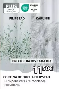 Oferta de Cortina De Ducha por 11,5€ en JYSK