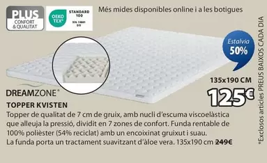 Oferta de Dreamzone - Topper Kvisten por 125€ en JYSK