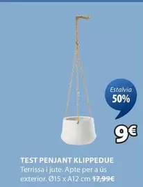 Oferta de Test Penjant Klippedue por 9€ en JYSK