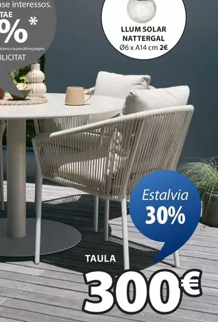 Oferta de Taula De Jardi Kollen por 300€ en JYSK