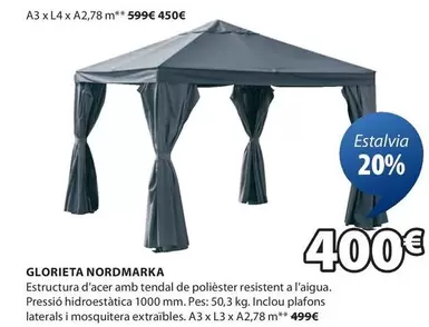 Oferta de Glorieta Nordmarka por 400€ en JYSK