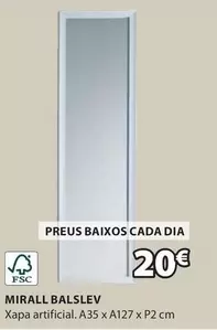 Oferta de Mirall Balslev por 20€ en JYSK