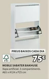 Oferta de Moble Sabater Bakhuse por 75€ en JYSK