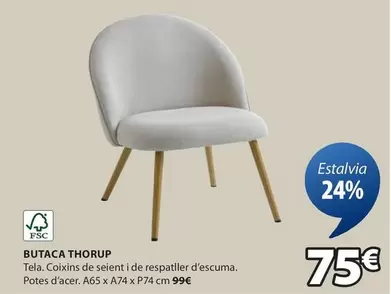 Oferta de Butaca Thorup por 75€ en JYSK