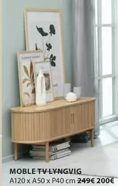 Oferta de Moble Tv Lyngvig por 200€ en JYSK